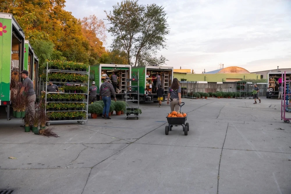 WOW Windowboxes Franchise Unloading the truck